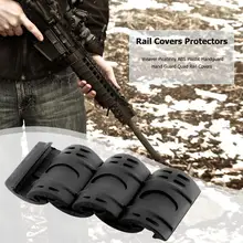 Горячая 12 шт. Weaver Picatinny ABS пластик Handguard ручная защита Quad Rail чехлы протектор Охотничьи аксессуары Новинка