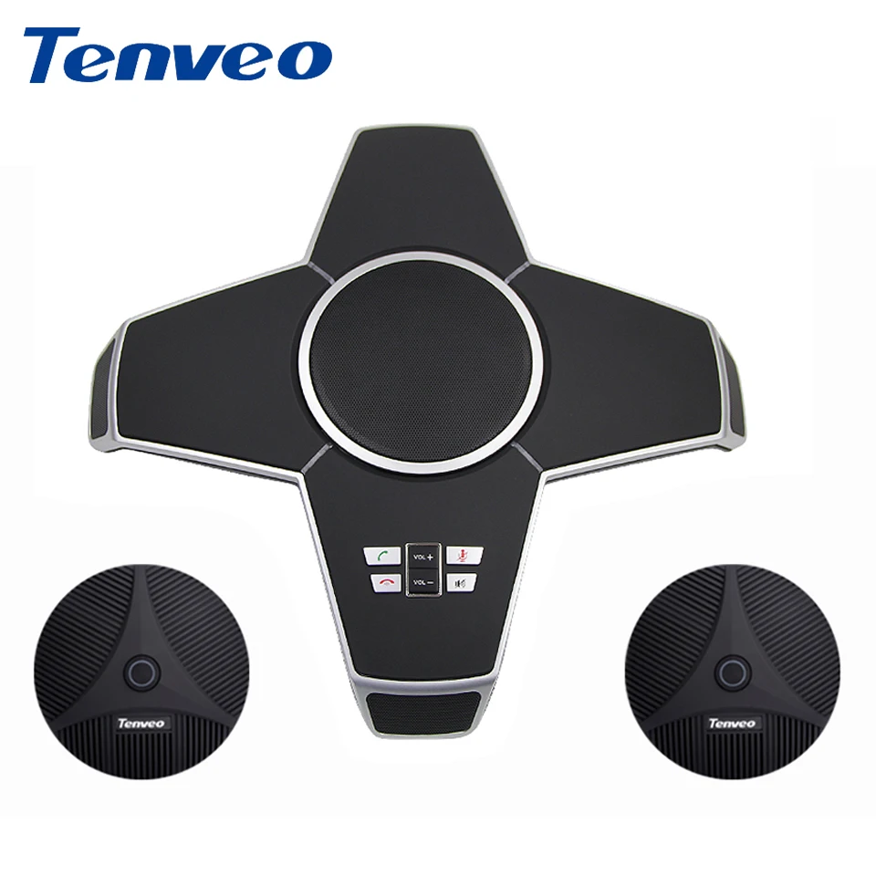 Телефон динамик Tenveo USB 2 микрофона|video conference|microphone for videomicrophone microphone |