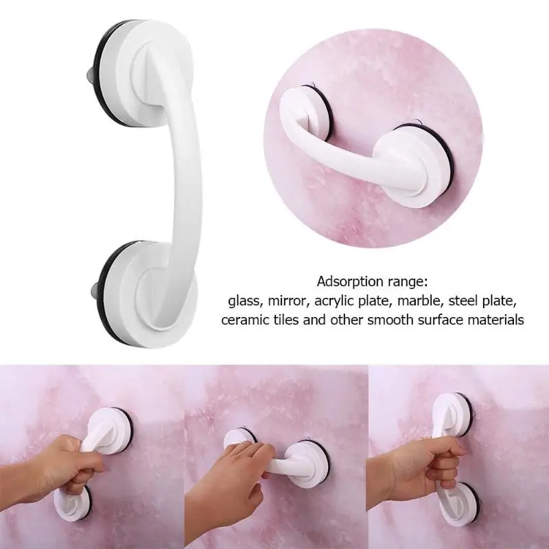 

Bathroom Suction Cup Safety Handle Grab Bar for elderly Bath Shower Tub Bathroom Shower Grab Non-slip Handle Rail Grip