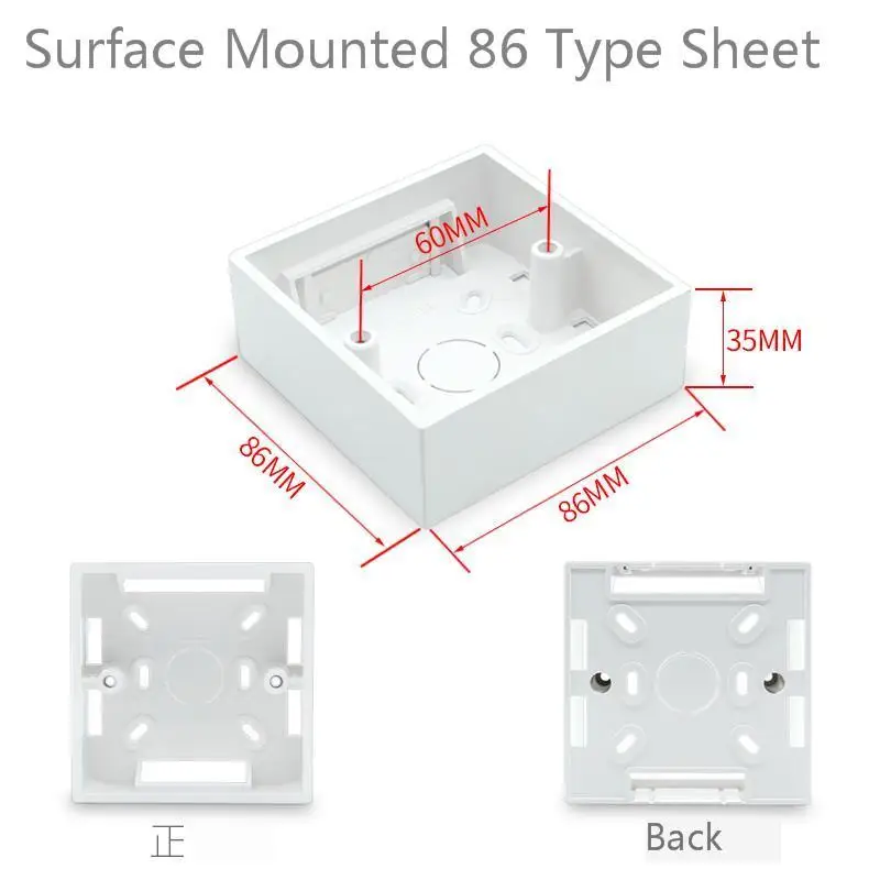 

Box 86 Flame Switch Socket The Bottom Of The Box PVC Connection Wiring Box 86 Type General Purpose The Bottom Of The Box