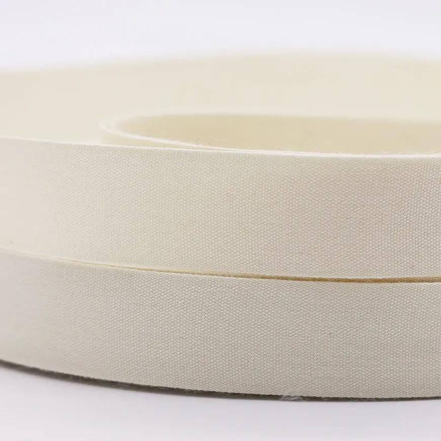 

20mm Off White Cotton Webbing Solid Color Ribbons Decorative DIY Scrapbooking Sewing Cloth Accessories 20 Meters