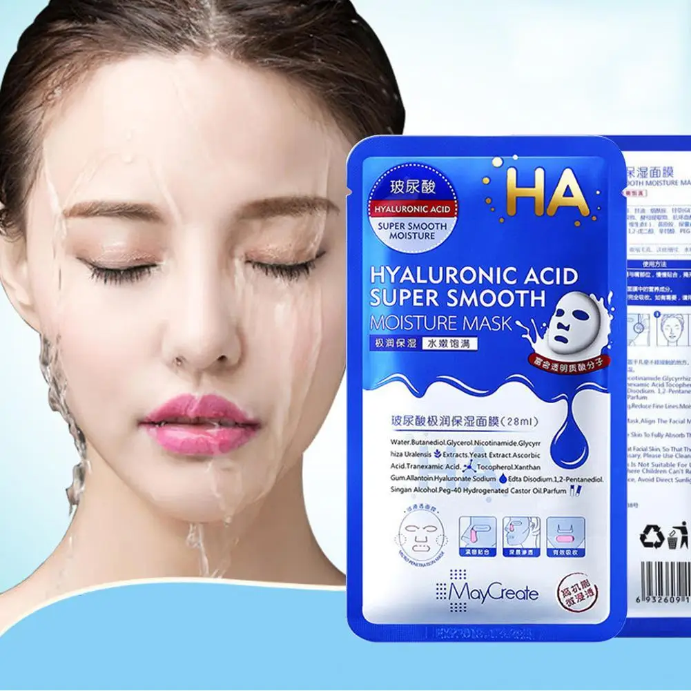 

2019 Whitening Anti-aging Mask for the Face Skin Care Facial Mask Hyaluronic Acid Moisturizing Face Mask Korean Cosmetics Tools