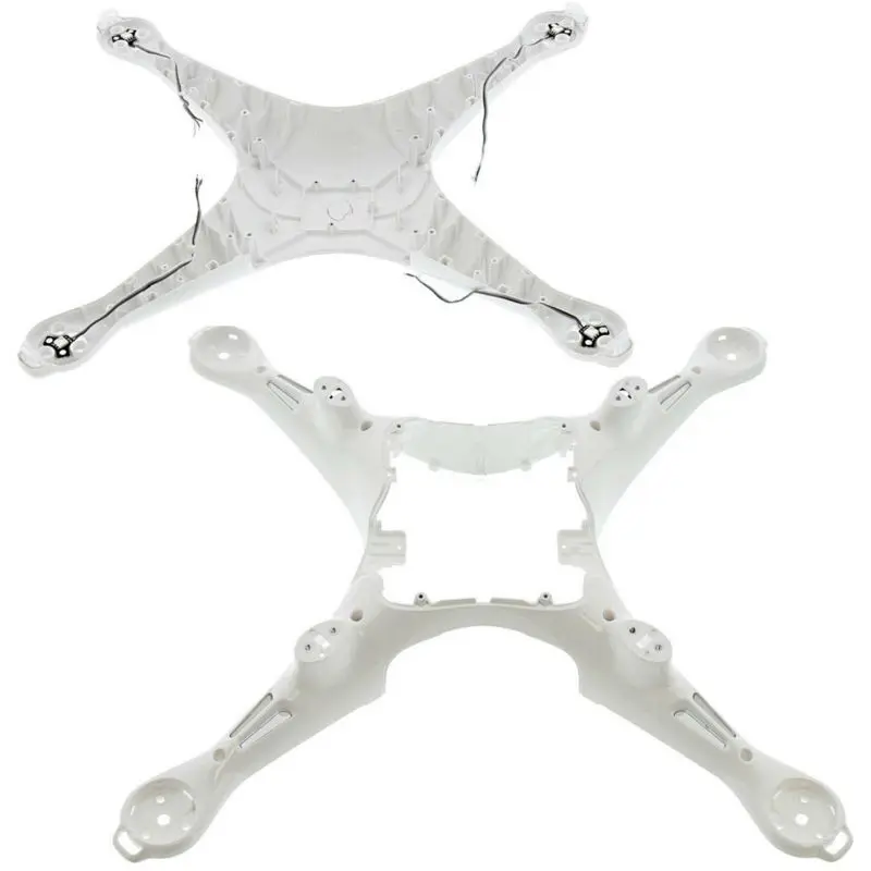 100% подлинный Корпус Корпуса DJI Phantom 4 верхний нижний корпус шасси с GPS
