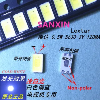 

NEW Lextar 5730 LED Backlight 0.5W 5630 3V Cool white LCD Backlight for TV TV Application FOR 200pcs