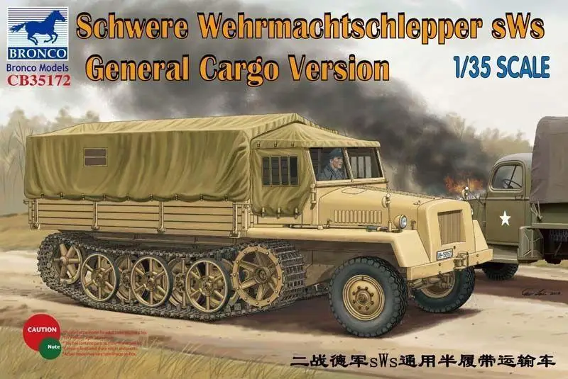 Bronco CB35172 1/35 Schwere Wehrmachtschlepper sWs General Cargo Version | Игрушки и хобби