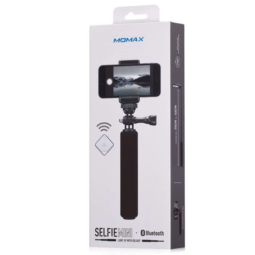 Монопод телескопический Momax Selfie mini black|Селфи-моноподы| |