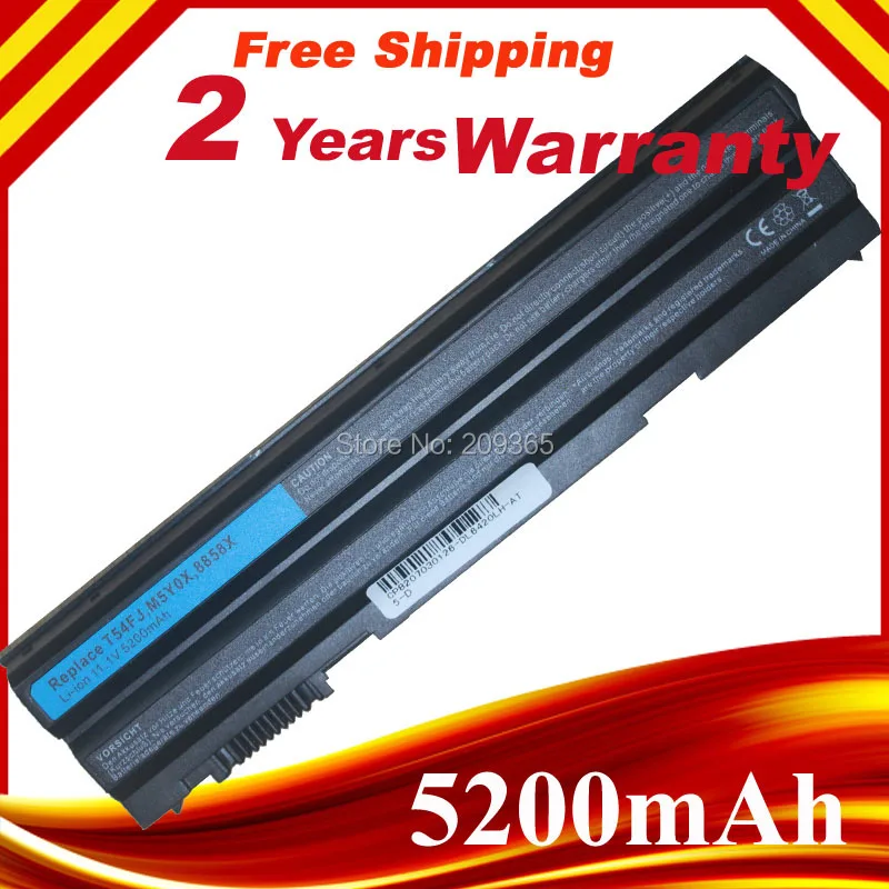 Аккумулятор для ноутбука Dell T54FJ M5Y0X Latitude E5420 E5520 E6420 E6430 8858X KJ321 P9TJ0 PRRRF T54F3 UJ499 009K |