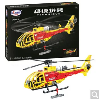 

Winner 7063 663pcs Helicopter Building Blocks Brick Classic Model Kids Toys For Children Gift suitable Technic Plane