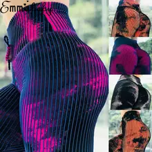 Новинка, стильные модные леггинсы с высокой талией для фитнеса, женские леггинсы для занятий фитнесом, для тренировок, пуш-ап, штаны с принтом, длинные штаны для йоги