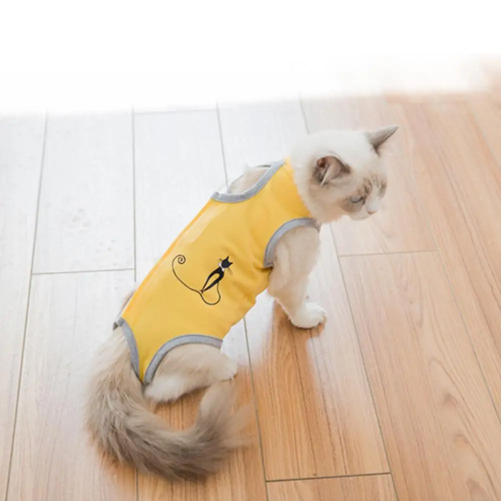 Cat Post-operative Clothing Resistant To Biting Sterilization Surgical Gown Weaning Thin Four-legged Prevent Lick After Surgery