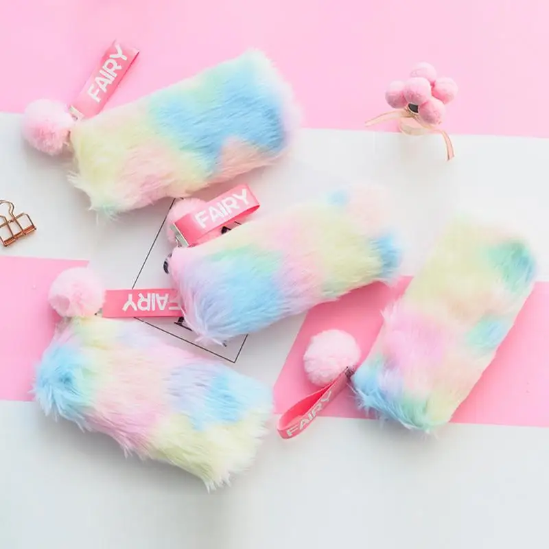 1 قطعة لطيف أفخم التجميل أكياس للنساء قوس قزح الملونة لينة قرطاسية الحقيبة الفتيات حقائب مكياج السفر أدوات الزينة تخزين أكياس #121 1 قطعة لطيف أفخم التجميل أكياس للنساء قوس قزح الملونة لينة قرطاسية الحقيبة الفتيات حقائب مكياج السفر أدوات الزينة تخزين أكياس #121