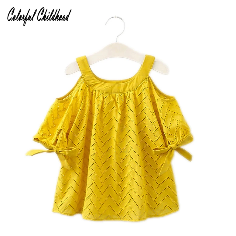yellow blouse short sleeve