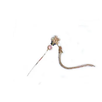 

Manual Headwear Hanfu Accessories Headwear Antique Long Tassels Antique Ancient Costume Hairpin Modeling Hairpin Jewelry
