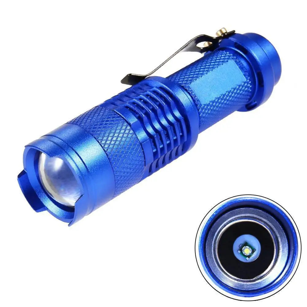 

2000 LM Q5 14500 AA 3 Modes ZOOM LED Flashlight Mini Q5 Zoomable Torch Tactical Flashlights Bicycle Flash Lamp Waterproof