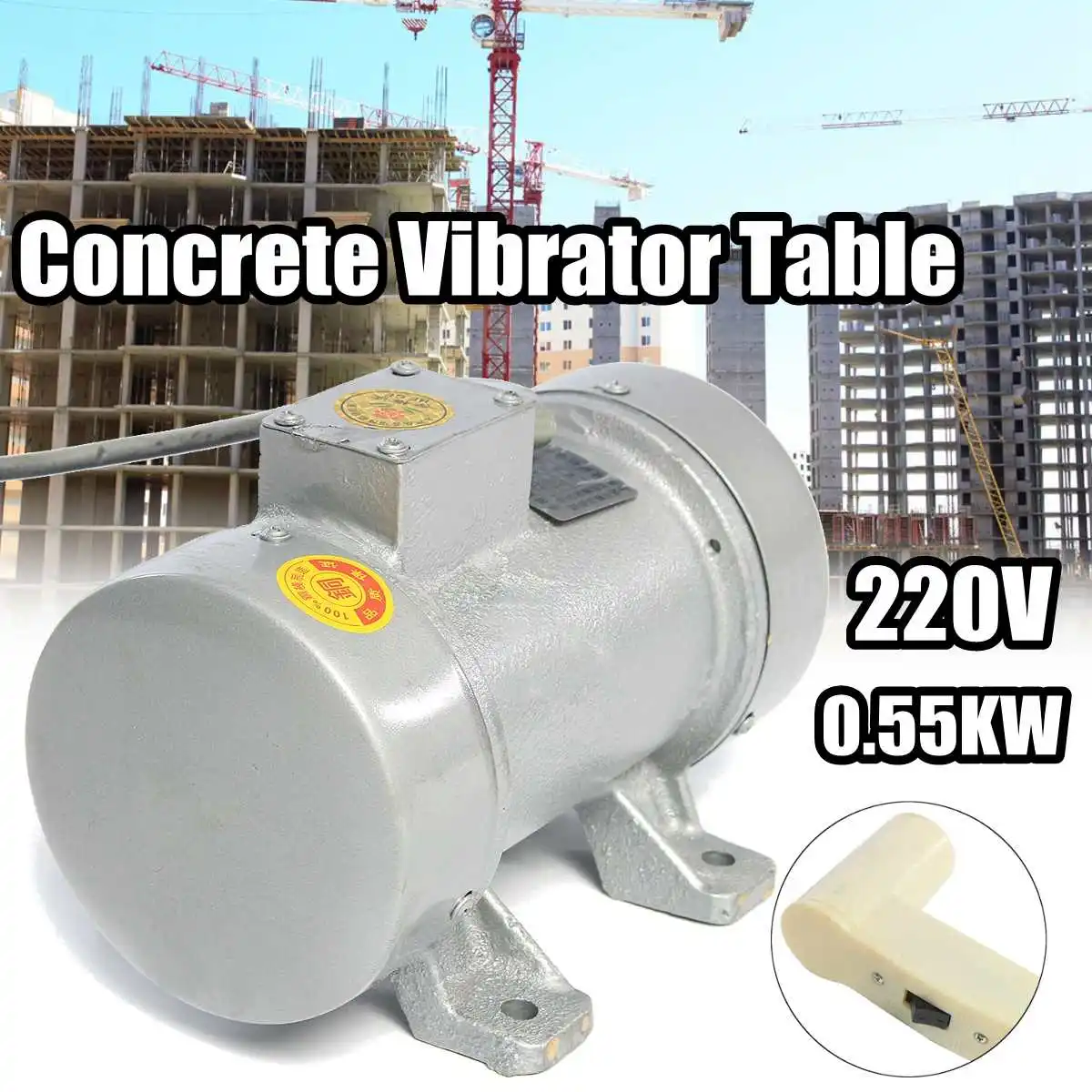 Drillpro 220V 550W Concrete Vibrator Motor Single phase copper core For