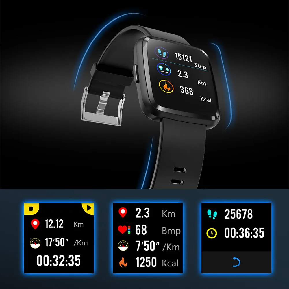 Смарт-часы COLMI CY7 PRO, полный экран, сенсорный IP67, водонепроницаемый, Bluetooth, спортивный фитнес-трекер, мужские Смарт-часы для IOS, Android, телефона