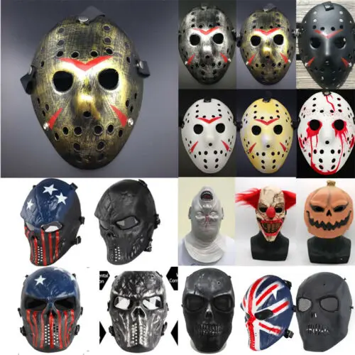 

Stylish Jason Voorhees Friday the 13th Horror Hockey Mask Scary Halloween Mask Party Masks