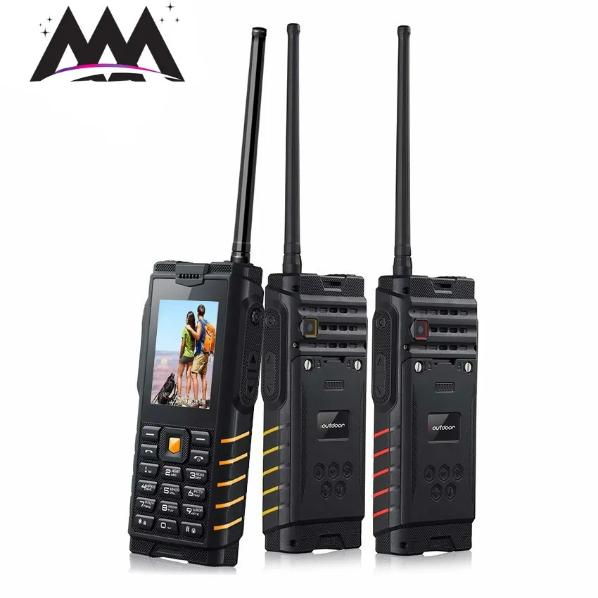 

ioutdoor T2 ip68 Waterproof shockproof Russian keyboard Mobile Phone 4500mAh 2.4" Walkie-talkie intercom outdoor FM cell phons