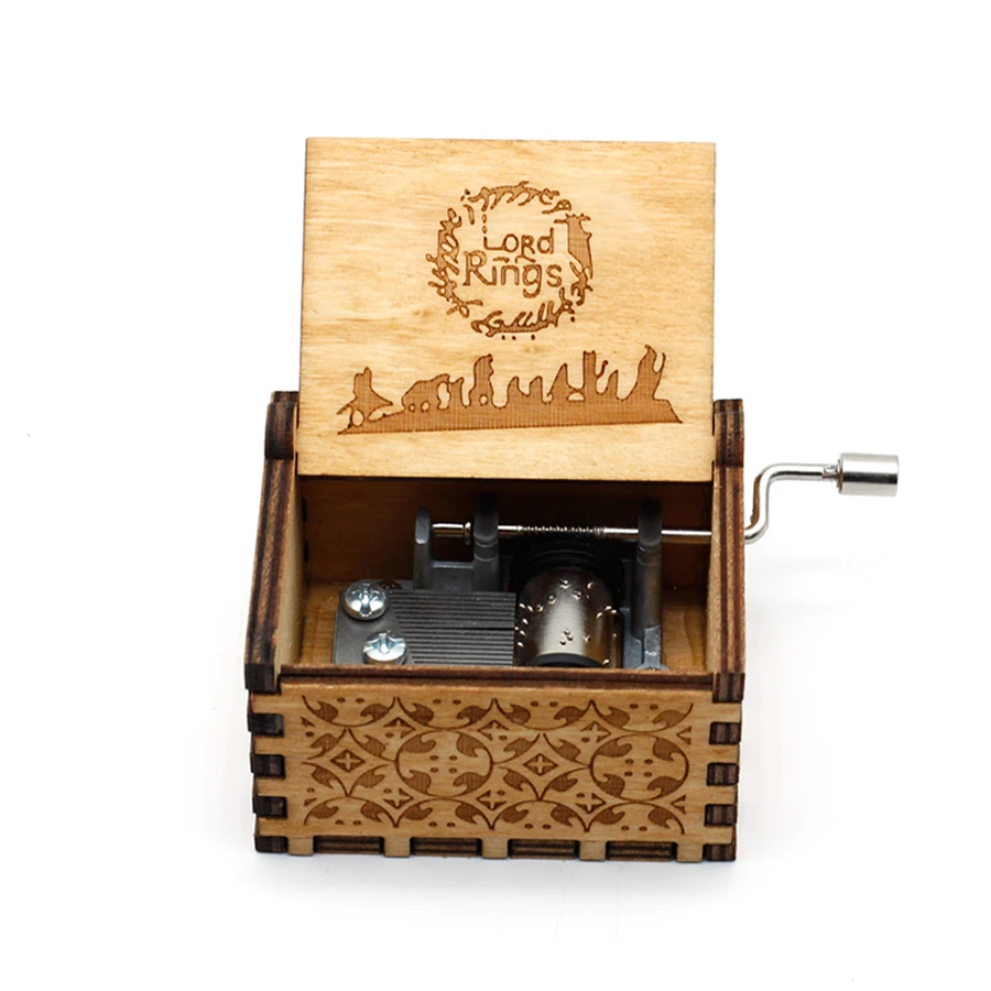 

Lord of the Rings theme music box The Fellowship unique gifts present Personalized custom message engraved birthday present idea