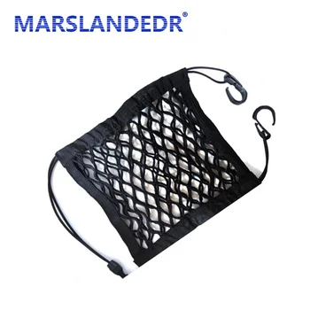 

1pcs Net Black Universal Elastic Mesh Organizer Bag Seat Crevice Storage Box / Bag Auto Car Seat Side Storage Luggage Holder