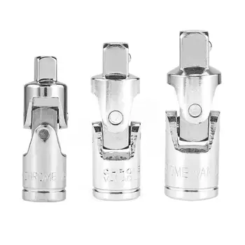 

CRV Steel Socket Wrench Adapter Head Sleeve Ratchet Wrench Drive Universal Joint Impact Reducer Adapter Socket Wrenches