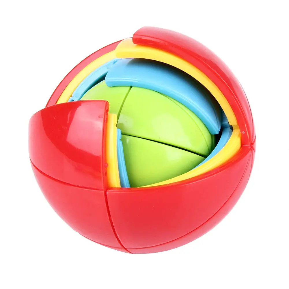 3D головоломка шар магический интеллект головоломка Лабиринт мяч головоломка игра образование Забавный шар форма головоломка для обучения IQ логическая игрушка
