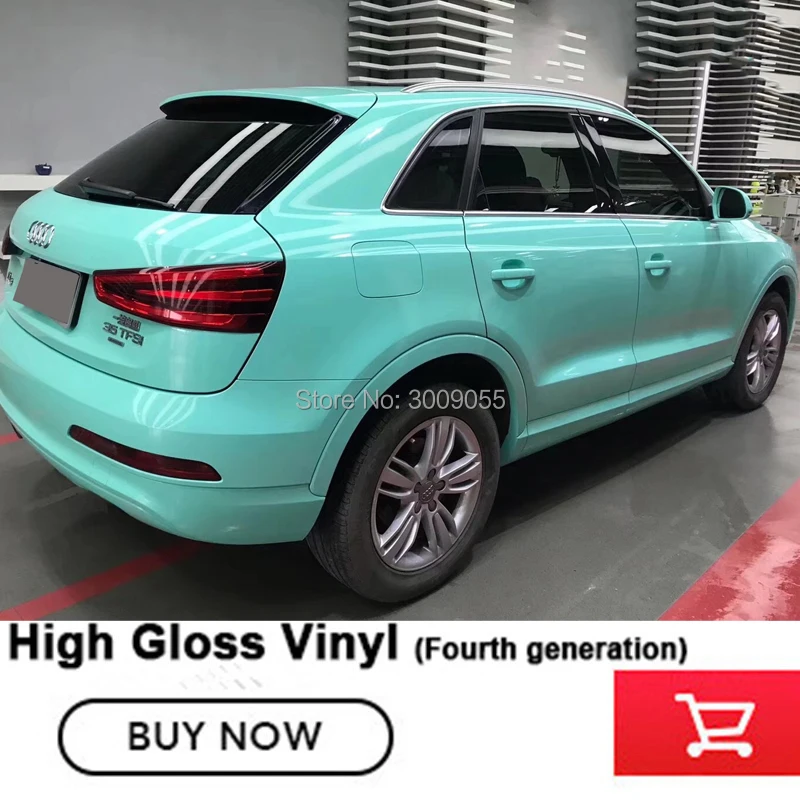 

Crystal super green Glossy vinyl Film wrapping vinyl wrap colors with Air Bubble No after-sales worries Guaranteed quality