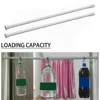 1pc Cabinet Closet Curtain Rail Pole Telescopic Pole Wardrobe Tension Rod Adjustable Window Extendable Shower Curtain Holder Rod ► Photo 1/6