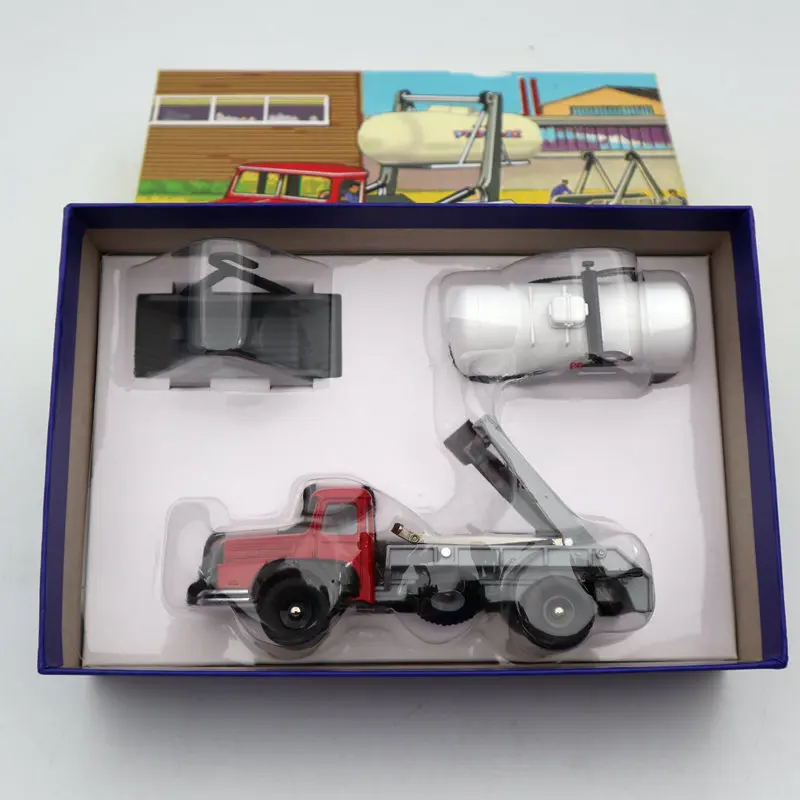 1/43 Atlas Dinky 805 грузовика Unic Multibenne Marrel и tank Primagaz литье под давлением коллекция
