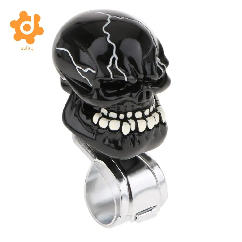 

Black Auto Steering Wheel Knob Ball Power Handle Spinner Booster