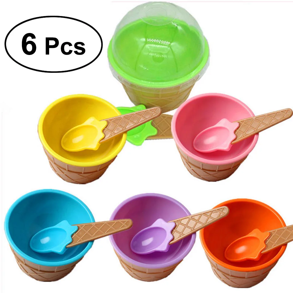 6Pcs DIY Mixing Bowls Glue Mixing Bowls Mixing Supplies with Spoon for