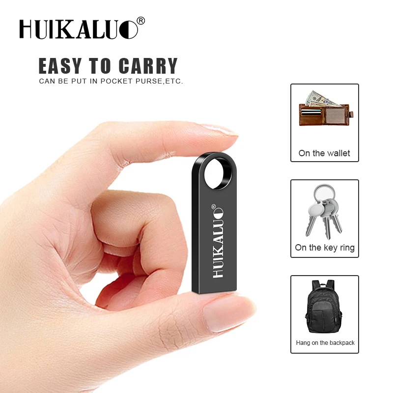 Huikaluo Новый предлагает металлический USB флэш накопитель высокоскоростной