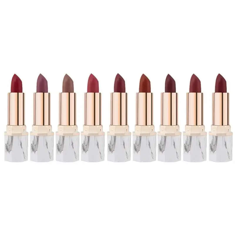 

Marble Velvet Semi Matte Lipstick Moisturize Lip Makeup Beauty Lip Gloss