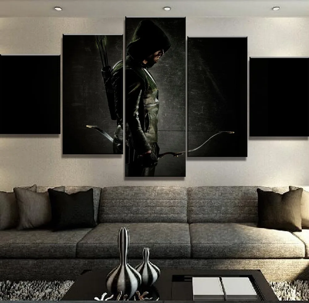 

Framework 5 Piece HD Print Large Arrow Poster Modern Decorative Paintings on Canvas Wall Art for Home Decorations Wall Decor