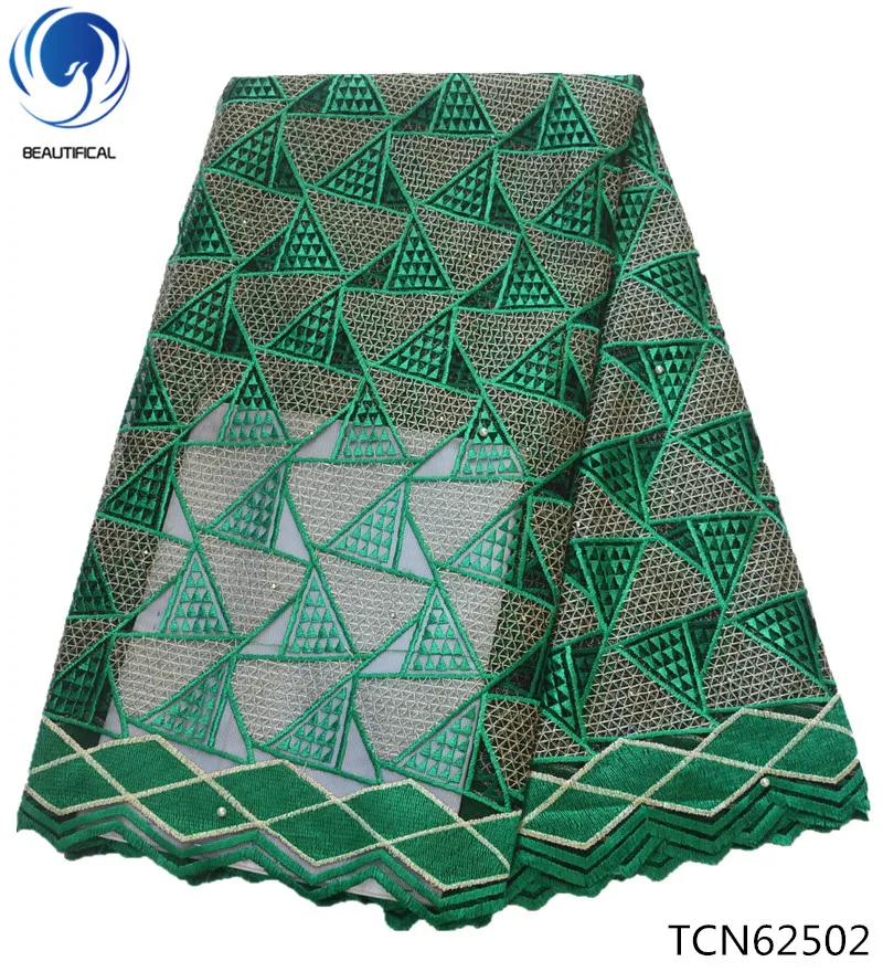 

Beautifical african lace fabrics Nice French Net Embroidery Tulle Lace Fabric For Nigerian Party Dress 5yards/lot TCN625