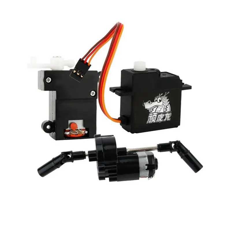 

WPL Truck GAZ Two Vehicle Models Motor Accessories Power Gear Box Steering Gear Box Servo Toys Accessories
