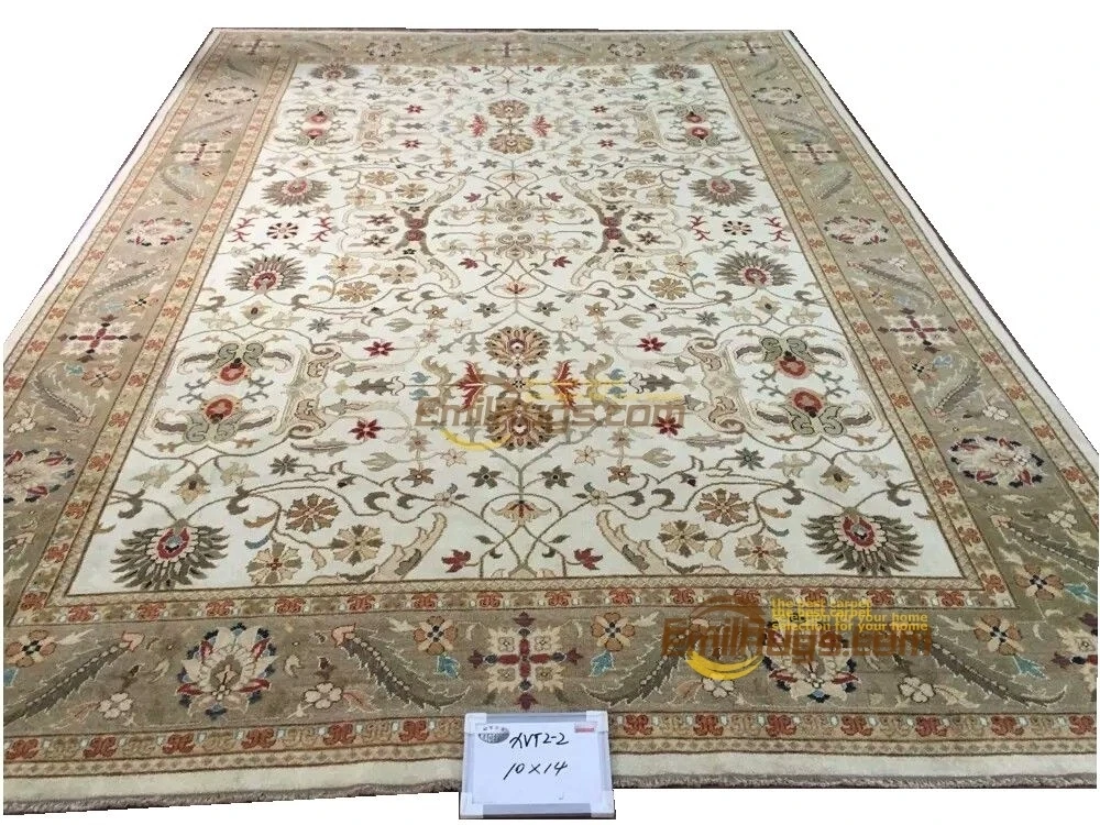 Original single export Turkish handmade carpets OUSHAK Ozarks pure wool carpet XVT2-2 10x14gc47zieyg28 | Дом и сад