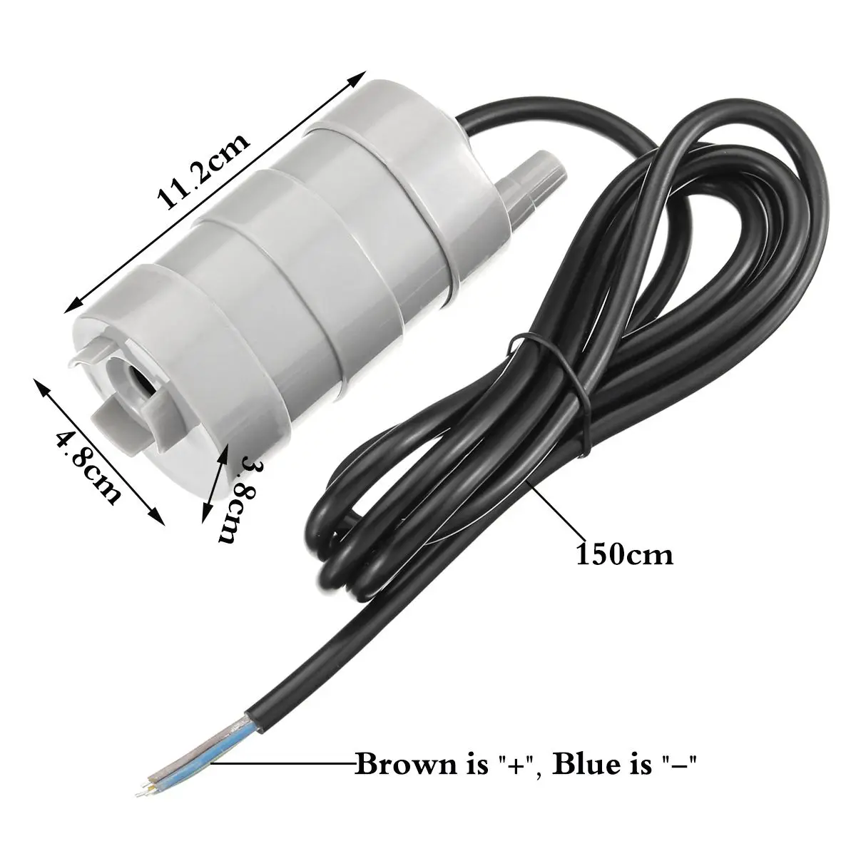 DC 12v 1000L/H 5m погружной Бесщеточный Водяной насос аквариум для рыб пруд фонтан