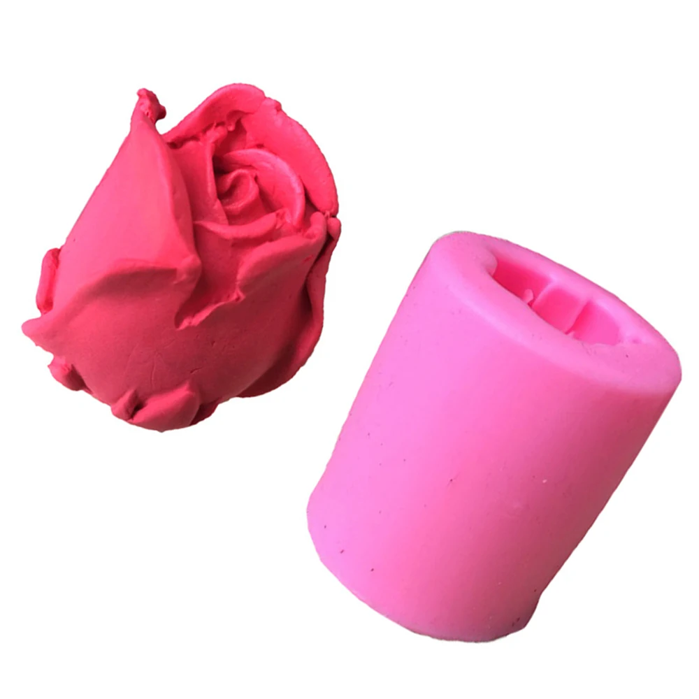 Мыло свечи формы розы украшения Цветы Форма Торт помадка для мастики и глины формы шоколада силиконовые 3D инструменты#06