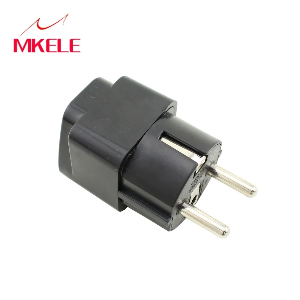 

Travel Charger Adapter Plug 3 Pin Black European Standard Power Socket Us To Eu Adapter Plug Travel Industrial Converter Adapter