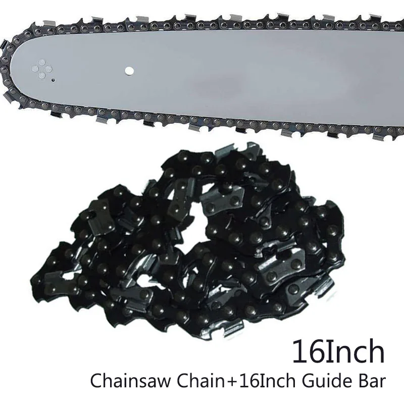 

16inch 3/8''LP 55 Drive Links Saw Chain+Guide Plate for Stihl MS230 023 Chainsaw