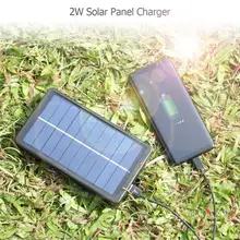 ALLOYSEED 2 Вт Солнечная Панель зарядное устройство с базой для 1 2 секции 18650 батарея перезаряжаемая зарядка мобильного телефона USB зарядное устройство