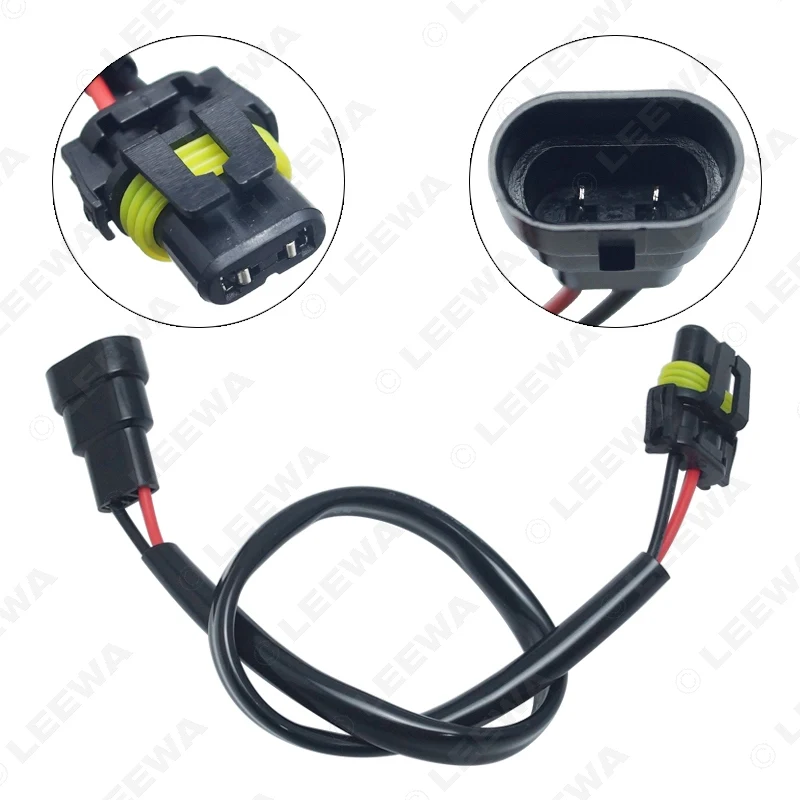 LEEWA 10 шт. 12 в 35 Вт 55 Авто 9005/9006 Штекерный для Femal HID конверсионный комплект
