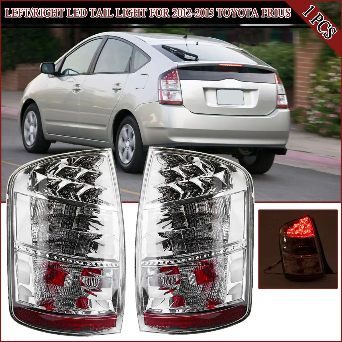 

high quality new autoparts LED taillight new style rear lights Left/Right Side For Toyota Prius 2012 2013 2014 2015 with harness