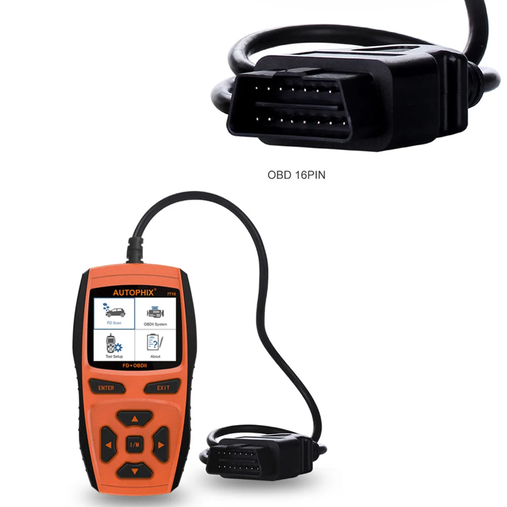

FD7710 for FD EPB DPF ABS SRS Oil FD+OBDII Multi Scan Tool Support English French German Spanish Auto Accessories