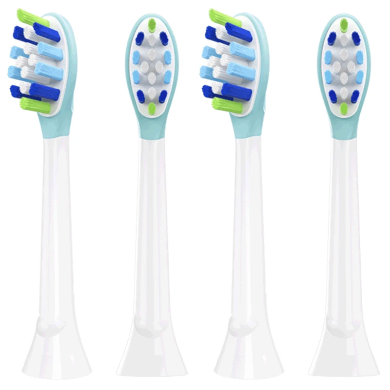 

4Pcs Replacement Toothbrush Heads For Philips Sonicare Electric Tooth Brush Fit Adative Clean Diamondclean