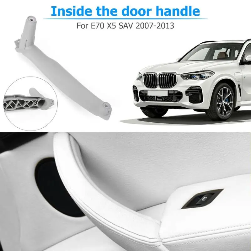 1pcs Car Right Inner Door Panel Handle Pull Trim Cover For Bmw E70