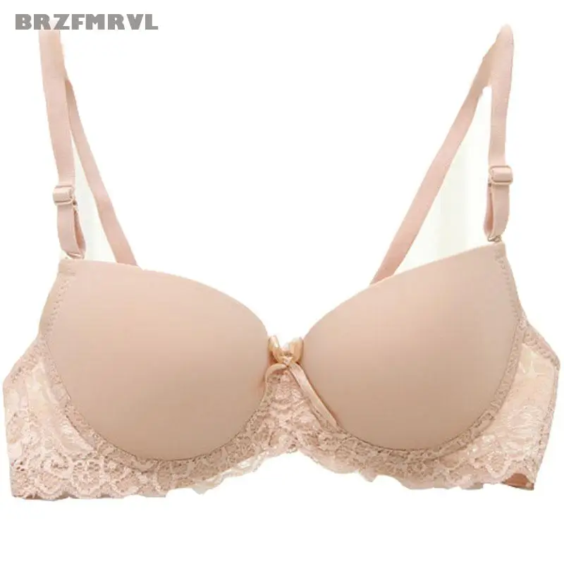 

White color lovely Sexy Lace women Bra Push Up Bra Underwear Adjustment PushUp support Bra for girl sexy lace bra push up breast