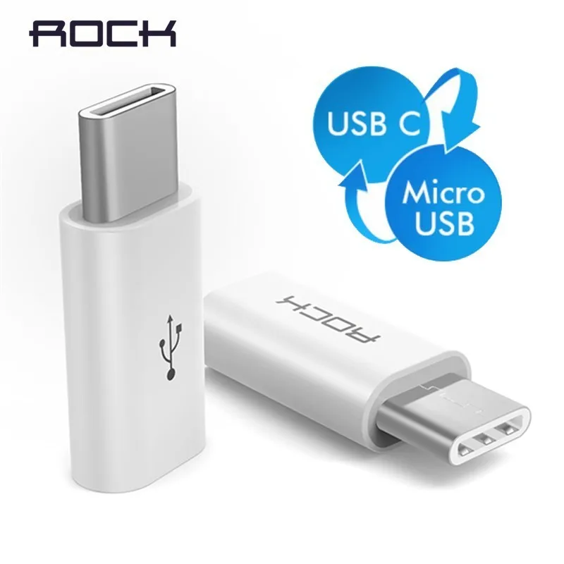 

Rock Micro USB Type C Converter OTG USB C to Micro Female Adapter USB-C Type-c Micro OTG cable Fast charge Data Sync Converters
