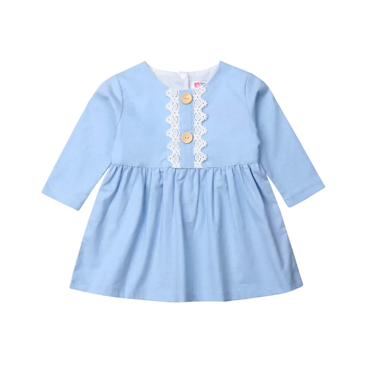 2019 Canis Toddler Baby Girls Long Sleeve Lace Weddings Gown Pageant Party Princess Spring Autumn Dresses | Детская одежда и обувь